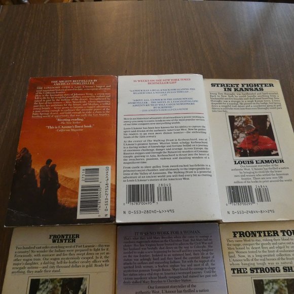 10 Vintage Louis Lamour Western Paperbacks - Picture 7 of 10